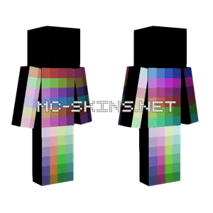 Color Pallet Hue Shifting Minecraft skin