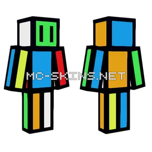 Colored Cube Minecraft skin