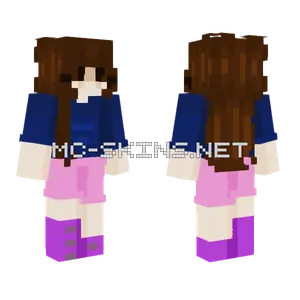 Colorful Bland RCE Minecraft skin