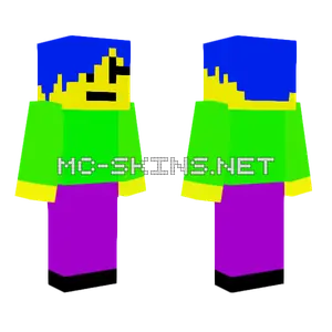 Colorful Block Figure