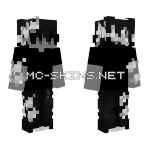 Colorless Flower Guy Minecraft skin