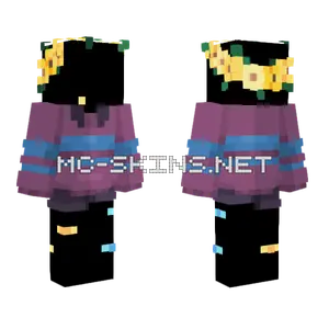 Colour Swapped Frisk Sweater Minecraft skin