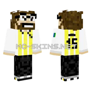 Columbus Crew 1998 Stripes Kit Minecraft skin