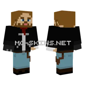 Comic Rick Grimes Negan Outfit Minecraft skin
