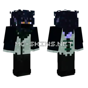 Con Tapabocas Minecraft skin
