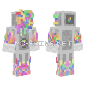Confetti Blocks Minecraft skin