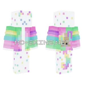 Confetti Cat Minecraft skin