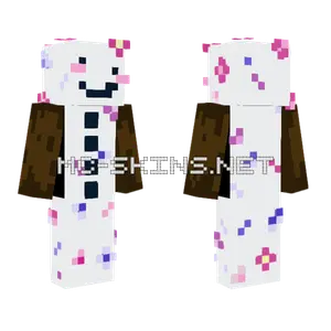 Confetti Snowman Minecraft skin