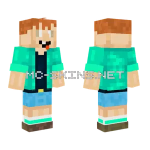 Connorisstupid Blue Outfit Minecraft skin