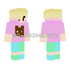 Cookie Cat Pink T-Shirt Minecraft skin