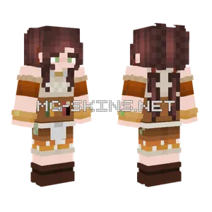 Cookie Girl Minecraft skin