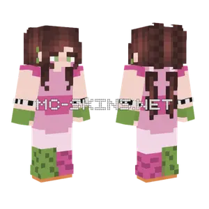 Cookie Girl Minecraft skin