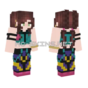 Cookie In Zoey Attire Minecraft skin