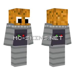 Cookie Monster Robot Minecraft skin