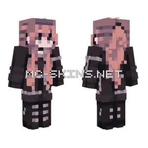 Cool Assassin Girl Minecraft skin