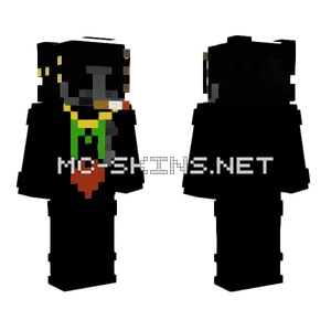 Cool Black Outfit Boy Minecraft skin