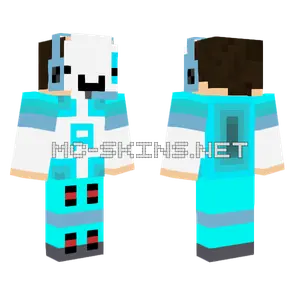 Cool Blue Dream Remake Minecraft skin