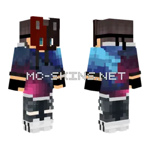 Cool Boy Bunny Mask Minecraft skin
