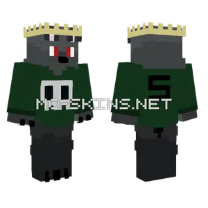 Cool Dog Skin Thing Minecraft skin