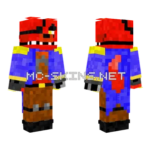 Cool Foxy Minecraft skin