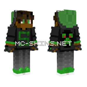Cool Green Boy v4 Minecraft skin