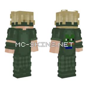Cool Guy Blindfold Fixed Minecraft skin