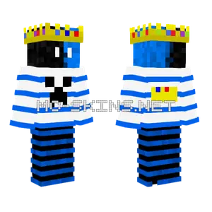 Cool Guy Christmas Edition Minecraft skin