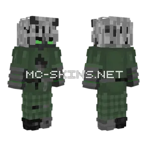 Cool Guy Gray Features Minecraft skin
