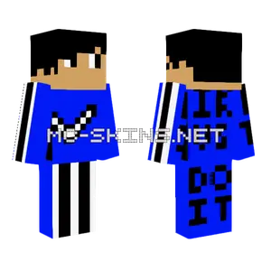 Cool Nike Tracksuit Minecraft skin