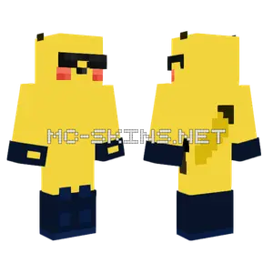 Cool Pikachu Minecraft skin