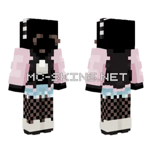 Cool Pink Base Minecraft skin