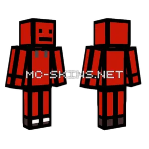 Cool Red Guy Minecraft skin