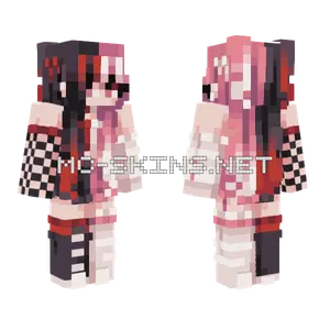 Coquette Emo Skin Minecraft skin