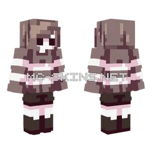 Core Tale Frisk Minecraft skin
