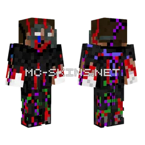Corrupt Herobrine Minecraft skin