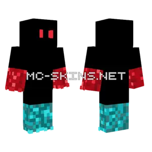 Corrupted Minecraft skin