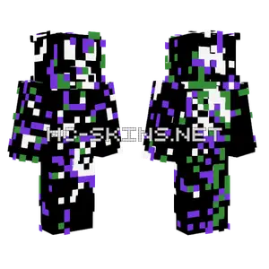 Corrupted Creeper Minecraft skin