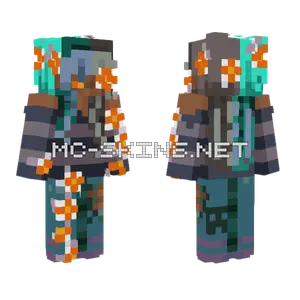 Corrupted Eyeblossom Minecraft skin