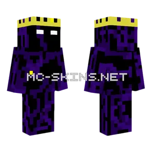 Corrupted King Minecraft skin