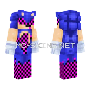 Corrupted Sonic Minecraft skin