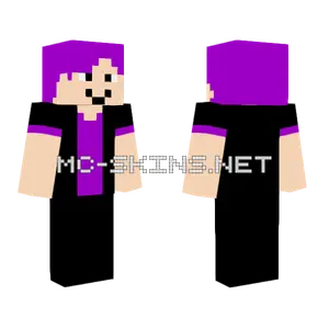 Corvin2346 Purple Hoodie Minecraft skin