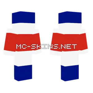 Costa Rica Flag Minecraft skin