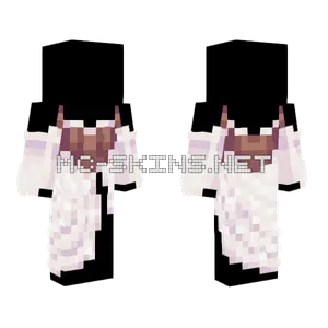 Cottagecore White Dress Base Minecraft skin