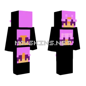 Cotton Candy Hair Shading Minecraft skin