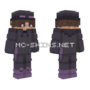 Couple Enderman Boy Minecraft skin