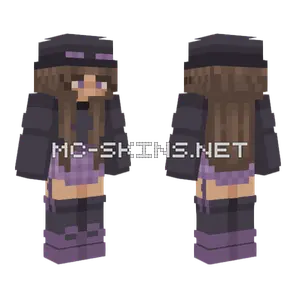 Couple Enderman Girl Minecraft skin
