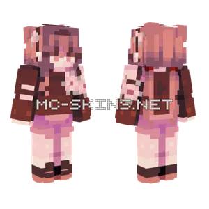 Covered In Red Minecraft skin