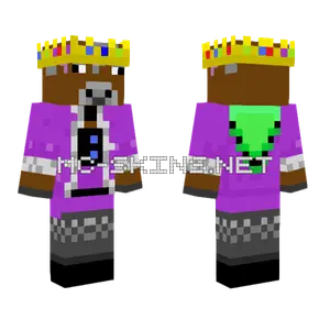 Cow Technoblade Minecraft skin