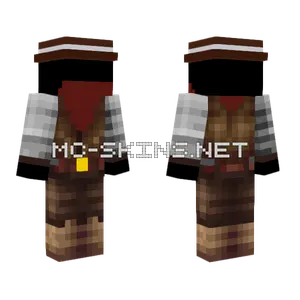 Cowboy Outfit Base B Minecraft skin
