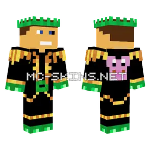 Cowboy With Pink Pig Minecraft skin